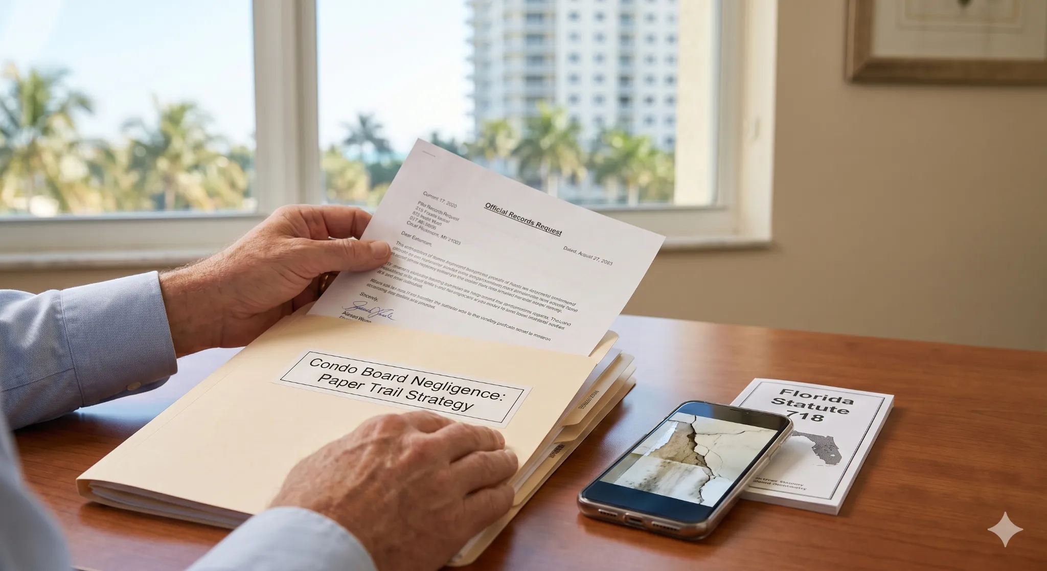 Florida condo board negligence